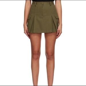 The Frankie Shop Green Cargo Skirt